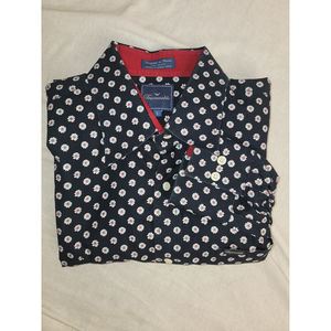 Falconable Black Shirt with Daiseys Cotton L